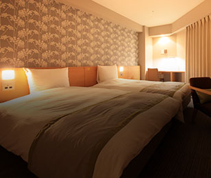 画像:静かな客室で上質な眠りを