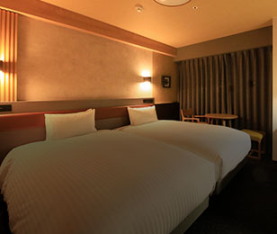 画像:静かな客室で上質な眠りを