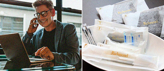 画像:全てのディティールにこだわったビジネスユースに最適な客室。