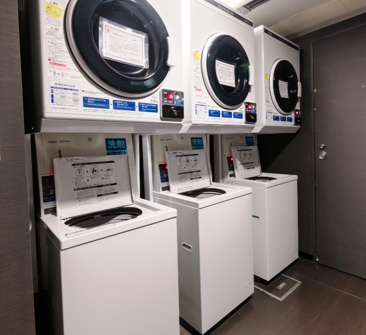 画像:コインランドリー