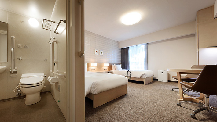 画像:ユニバーサルツインルーム