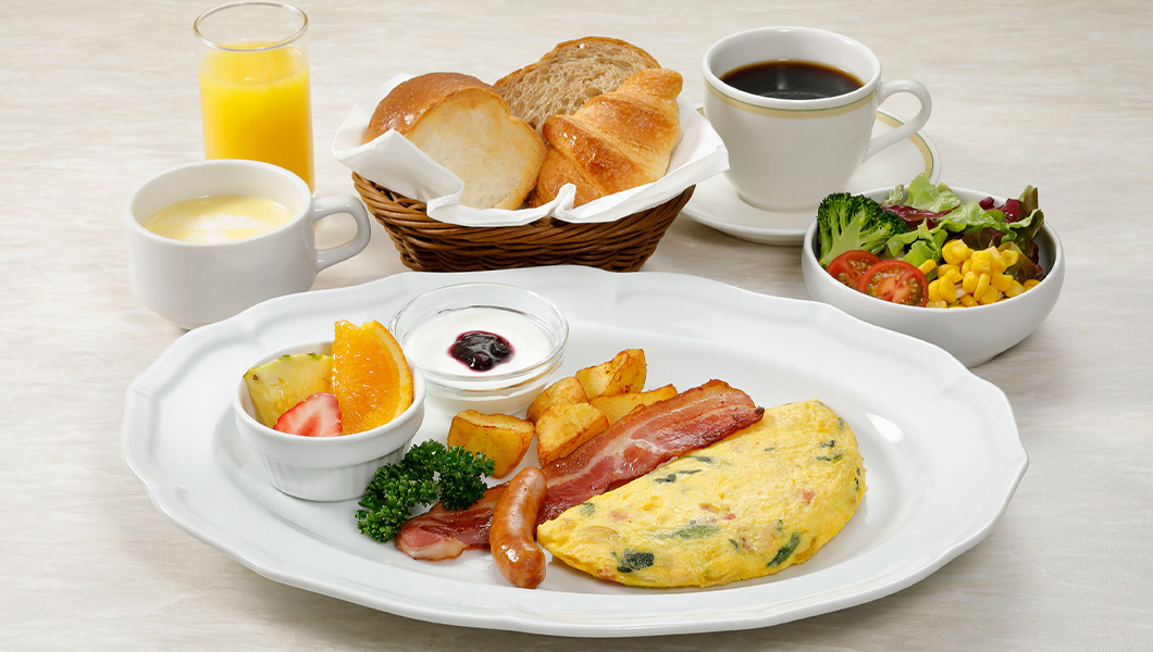 画像:洋朝食