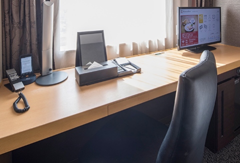 画像:静かな客室で快適なステイを